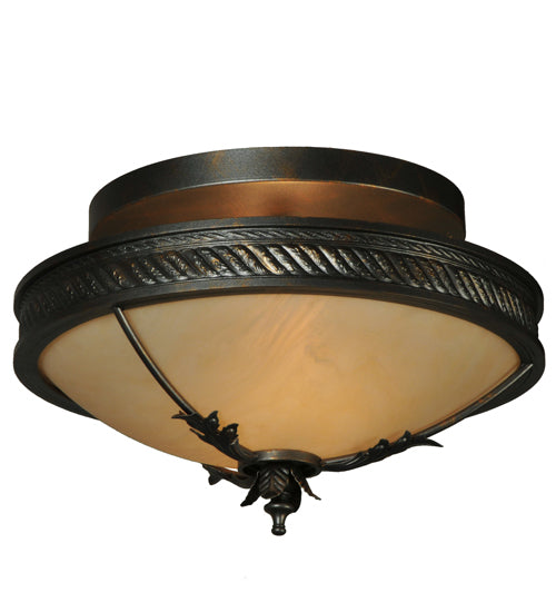 Meyda Tiffany Hoja 132432 Ceiling Light - French Bronzed