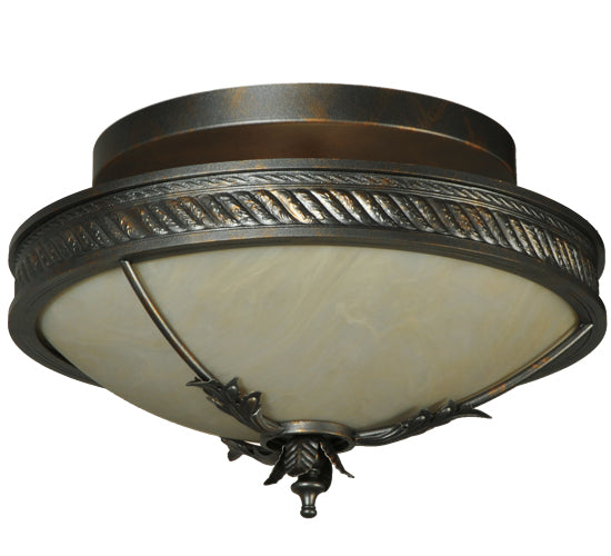 Meyda Tiffany Hoja 132432 Ceiling Light - French Bronzed