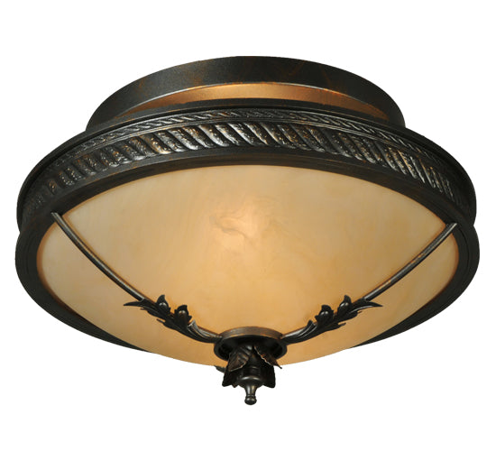 Meyda Tiffany Hoja 132432 Ceiling Light - French Bronzed