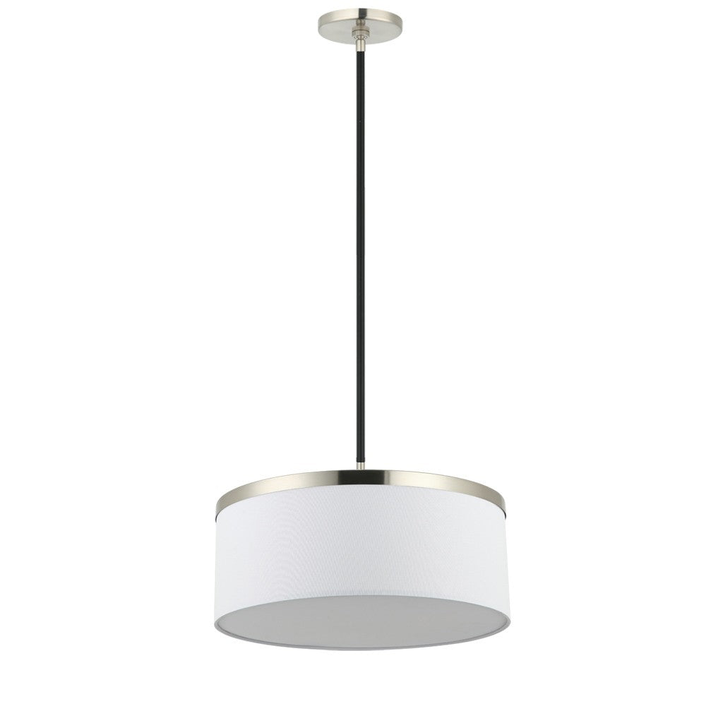 Maxilite Reon MX 2900-53R47 Pendant Light - Satin Nickel/Black