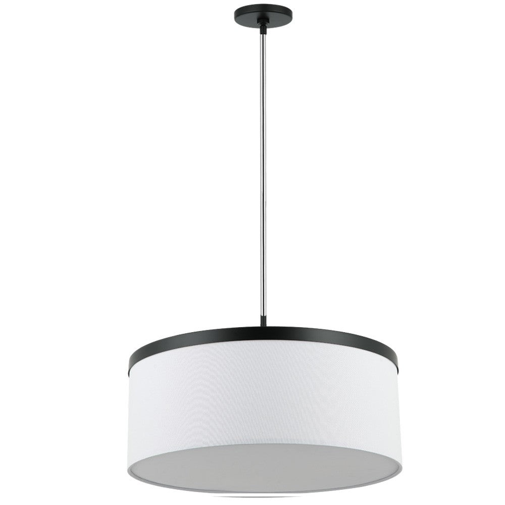 Maxilite Reon MX 2901-53R17 Pendant Light - Black/Polished Chrome