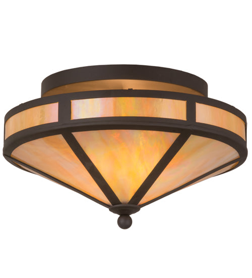Meyda Tiffany Craftsman 132446 Ceiling Light - Oil Rubbed Bronze