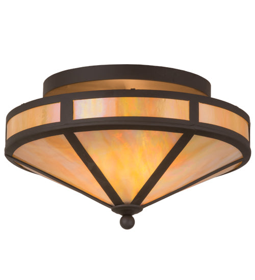 Meyda Tiffany Craftsman 132446 Ceiling Light - Oil Rubbed Bronze
