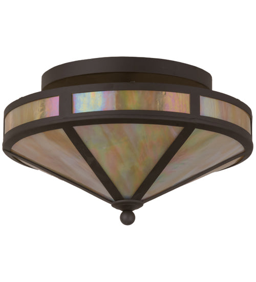 Meyda Tiffany Craftsman 132446 Ceiling Light - Oil Rubbed Bronze