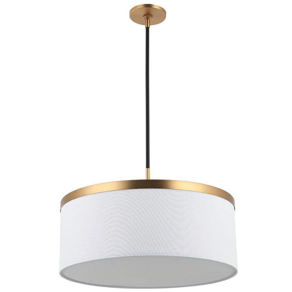 Maxilite Reon MX 2902-53R51 Pendant Light - Aged Brass/Black