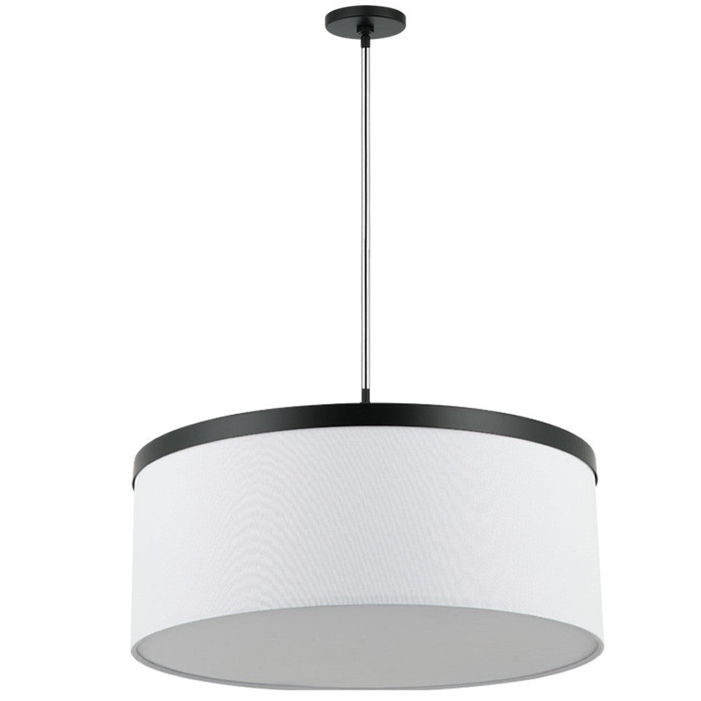 Maxilite Reon MX 2903-53R17 Pendant Light - Black/Polished Chrome