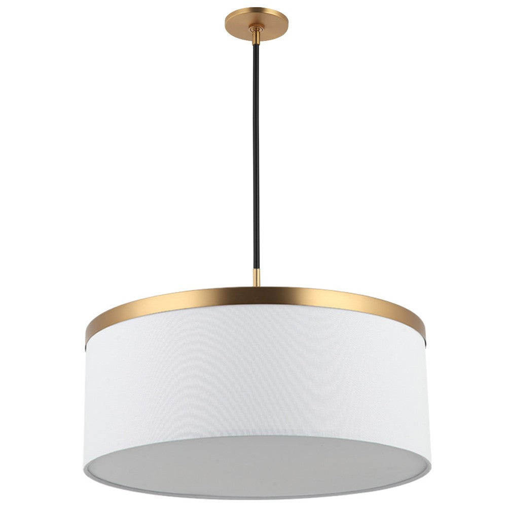 Maxilite Reon MX 2903-53R51 Pendant Light - Aged Brass/Black