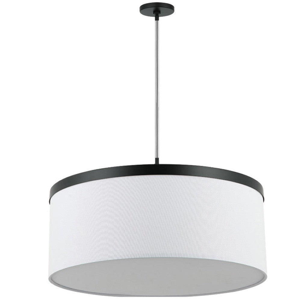 Maxilite Reon MX 2904-53R17 Pendant Light - Black/Polished Chrome