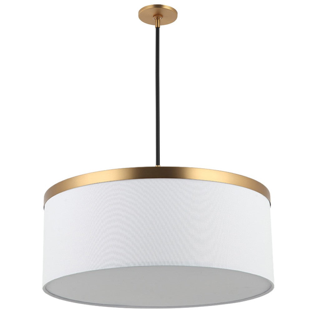 Maxilite Reon MX 2904-53R51 Pendant Light - Aged Brass/Black