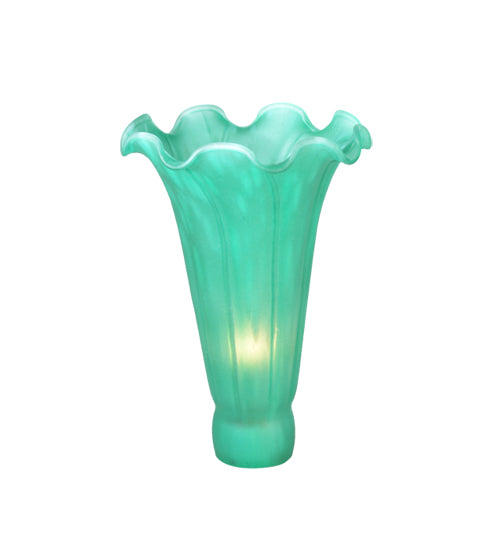 Meyda Tiffany Lighting 13246 Green Pond Lily Shade Lamp Shade Bronze / Dark