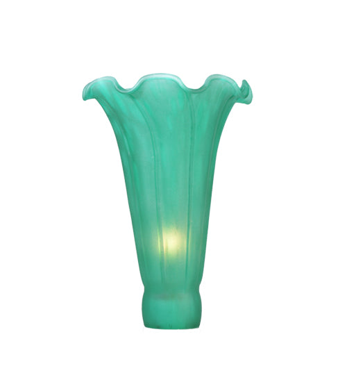 Meyda Tiffany Lighting 13246 Green Pond Lily Shade Lamp Shade Bronze / Dark