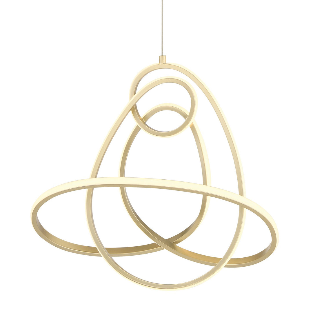 George Kovacs Astor By Robin Baron P5438-697-L Pendant Light - Soft Gold