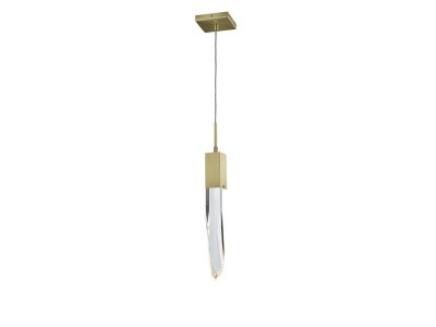 Avenue The Original Aspen HF1901-1-AP-BB-C Pendant Light - Brushed Brass