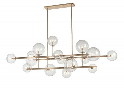 Avenue Delilah HF4216-AB Pendant Light - Antique Bras