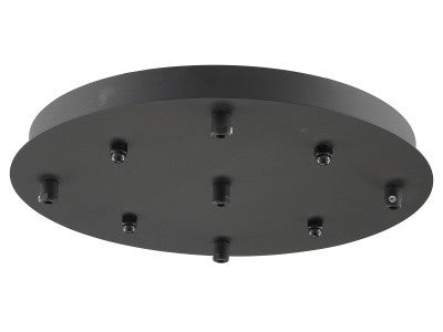 Avenue Lighting HF-5ROUND-CNP-BK  Canopy Decor Black