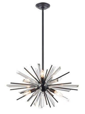 Avenue Palisades Ave. HF8201-BK Chandelier Light - Black