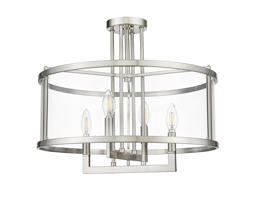 HOMEnhancements Vivio 7-70493 Ceiling Light - Brushed Nickel