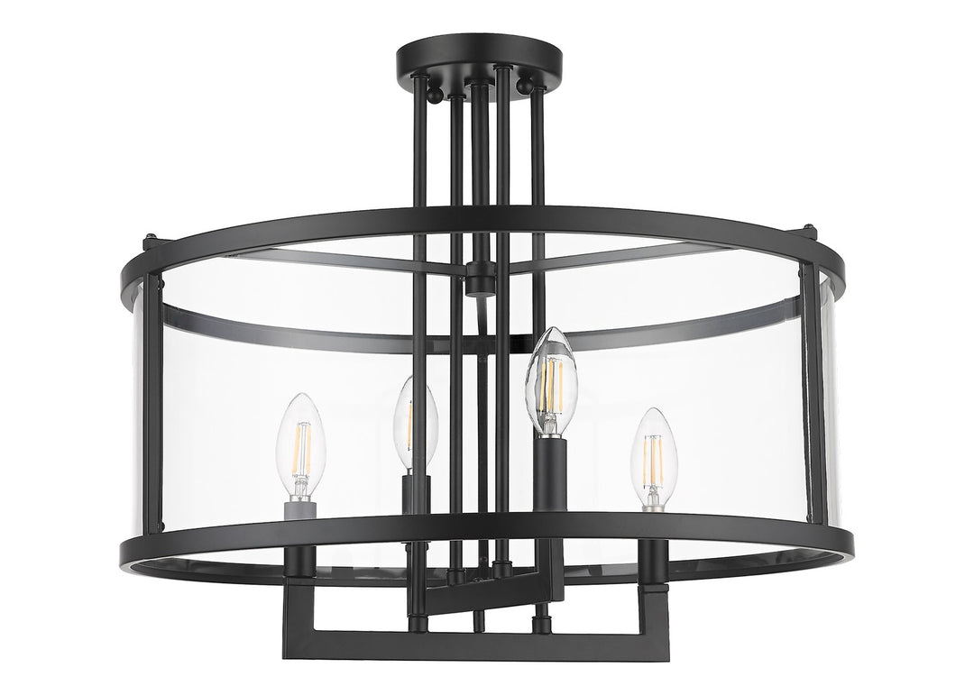 HOMEnhancements Vivio 7-70496 Ceiling Light - Matte Black