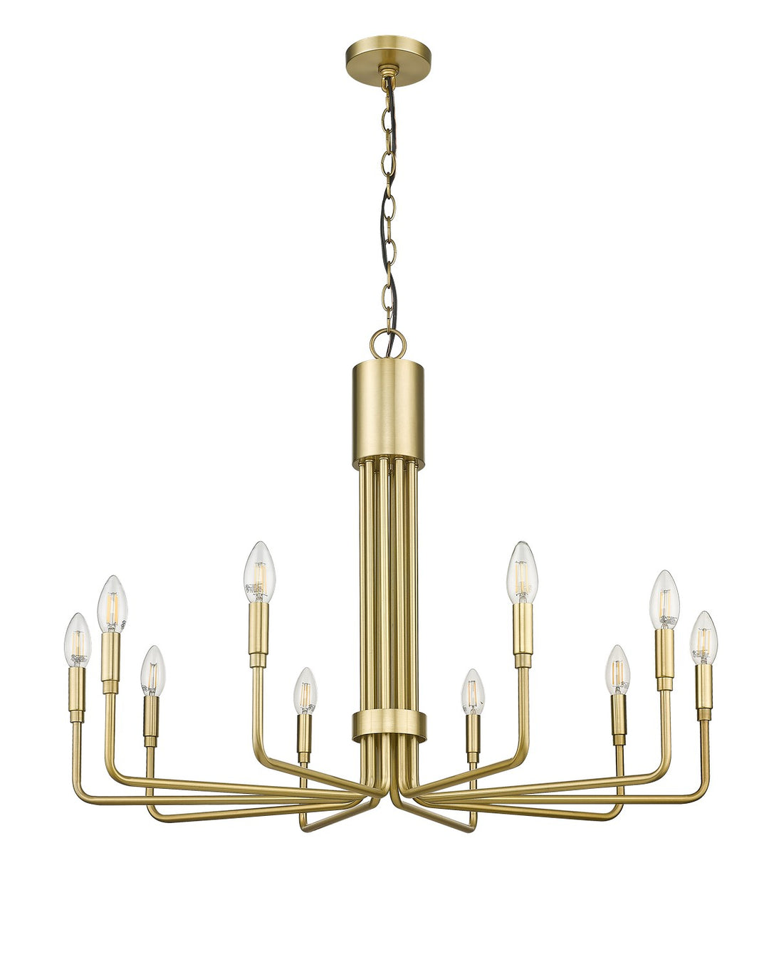 HOMEnhancements Vivio 7-70511 Chandelier Light - Matte Gold