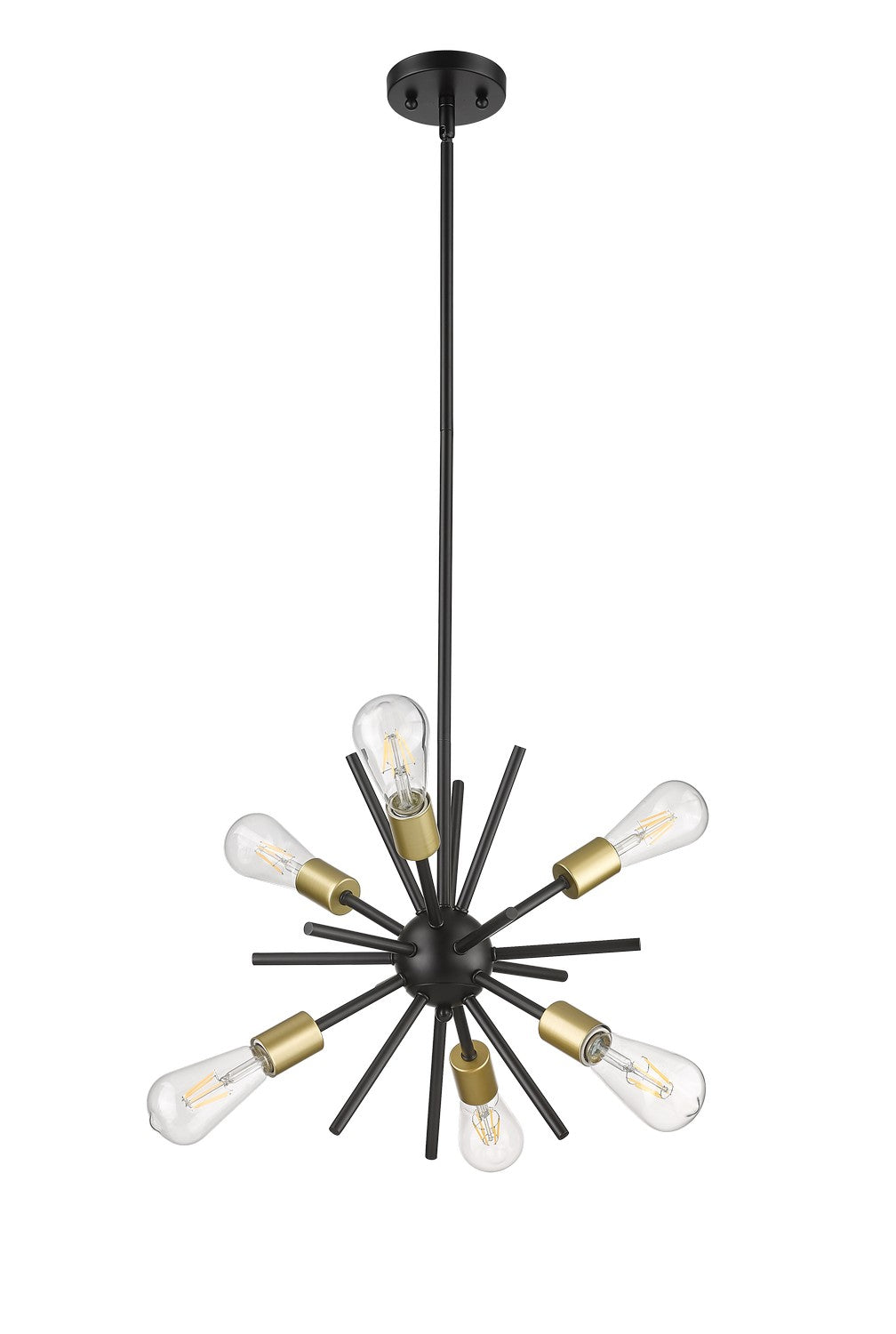 HOMEnhancements Vivio 7-70514 Chandelier Light - Matte Black