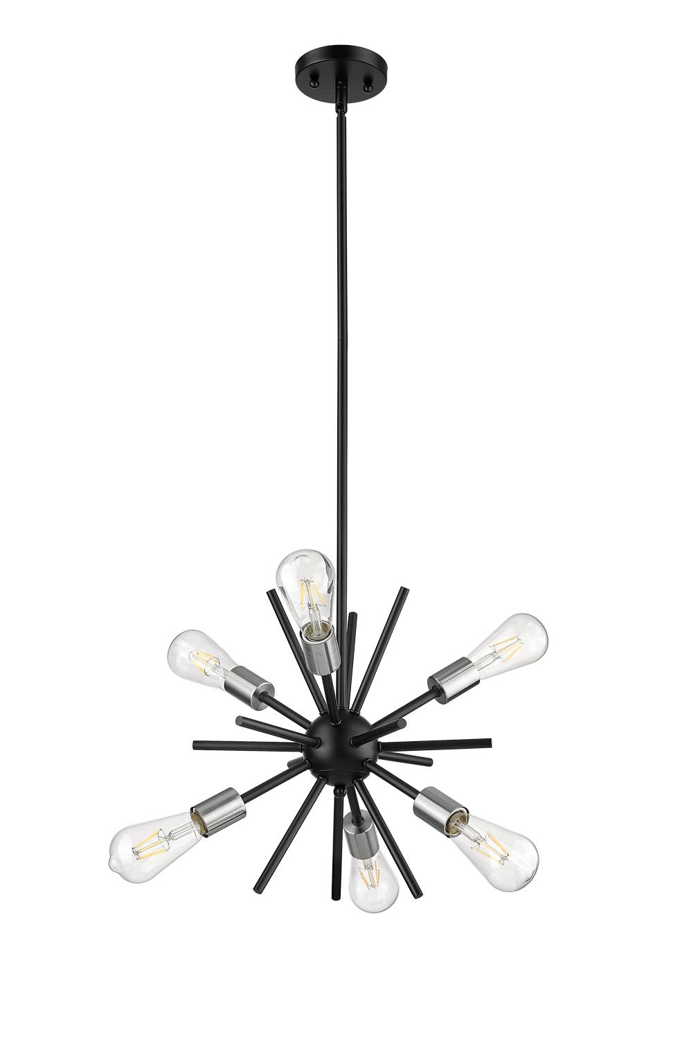 HOMEnhancements Vivio 7-70517 Chandelier Light - Matte Black