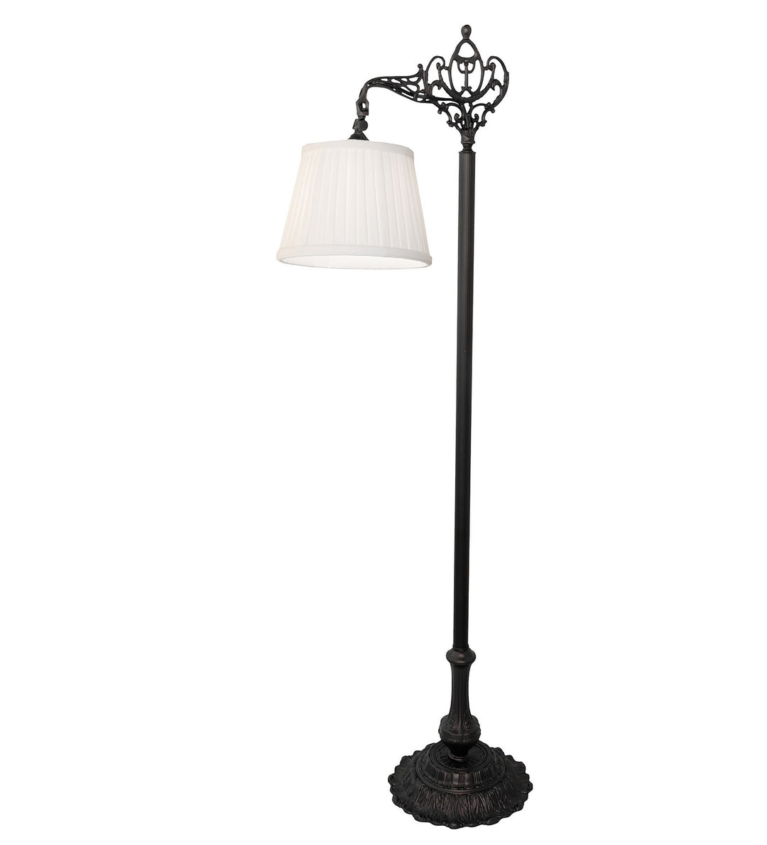 Meyda Tiffany Lighting 252968 Victorian One Light Floor Lamp Lamp Bronze / Dark