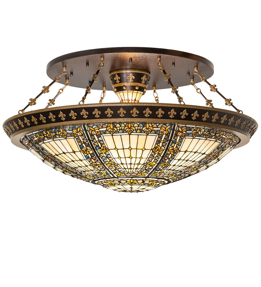 Meyda Tiffany Fleur-De-Lis 259026 Ceiling Light