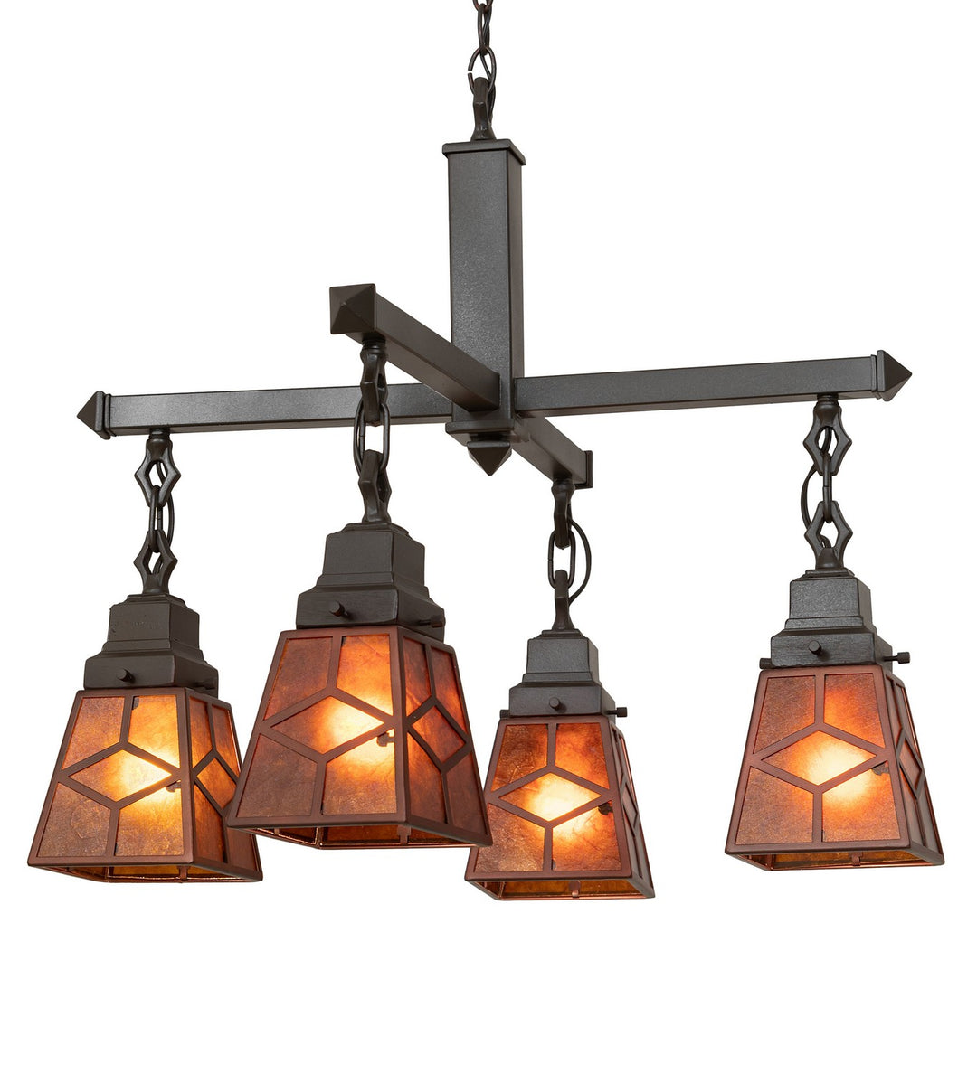 Meyda Tiffany Bungalow 28277 Chandelier Light - Mahogany Bronze