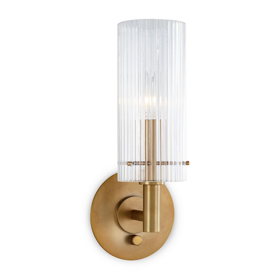 Regina Andrew 15-1222NB Wall Sconce Light - Natural Brass