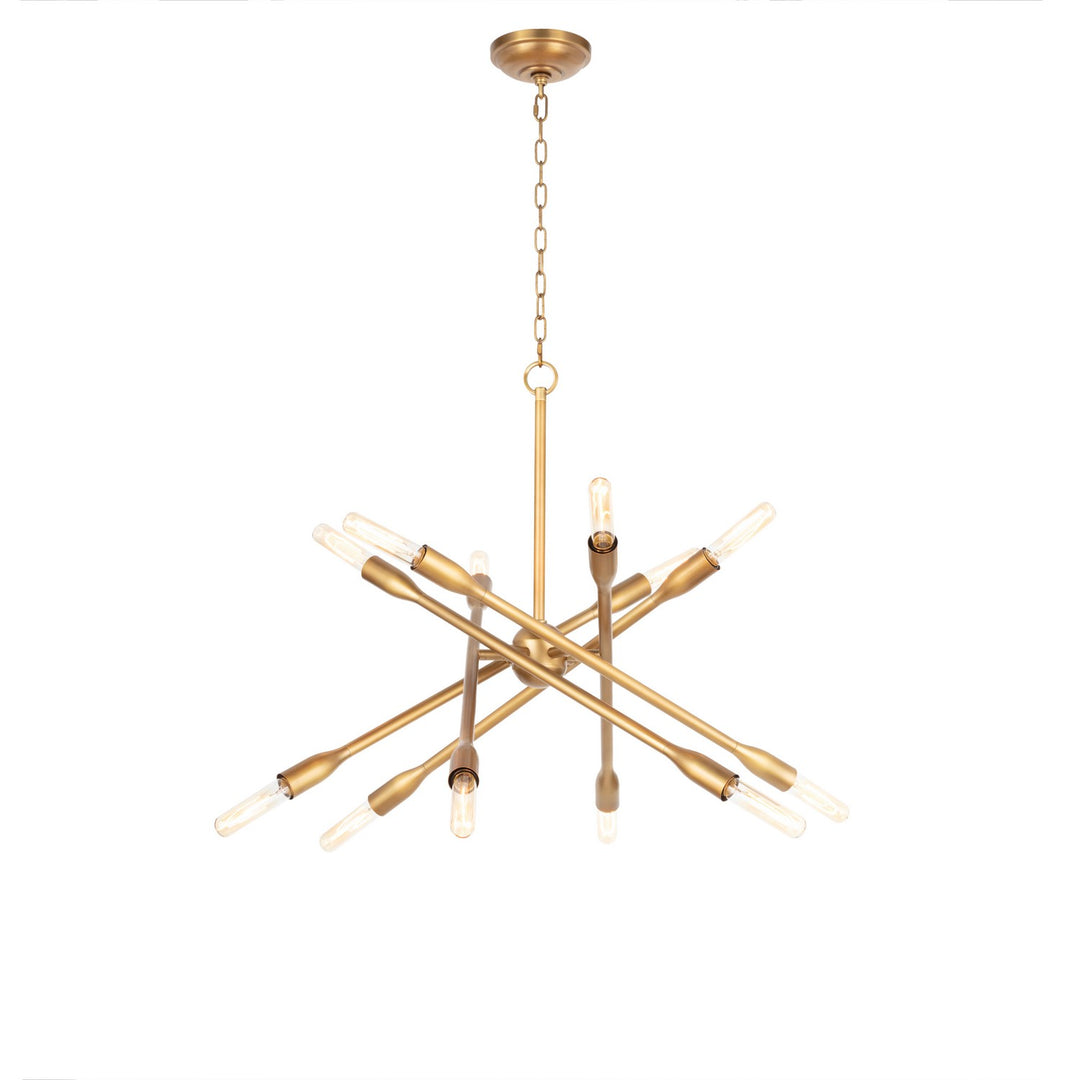 Regina Andrew 16-1428NB Chandelier Light - Natural Brass