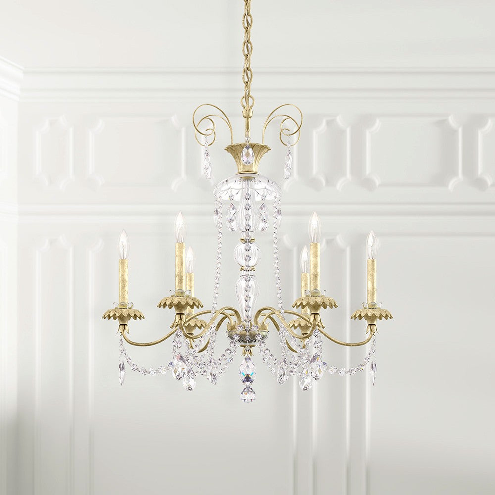 Schonbek Helenia AT1006N-44H Chandelier Light - Heirloom Silver