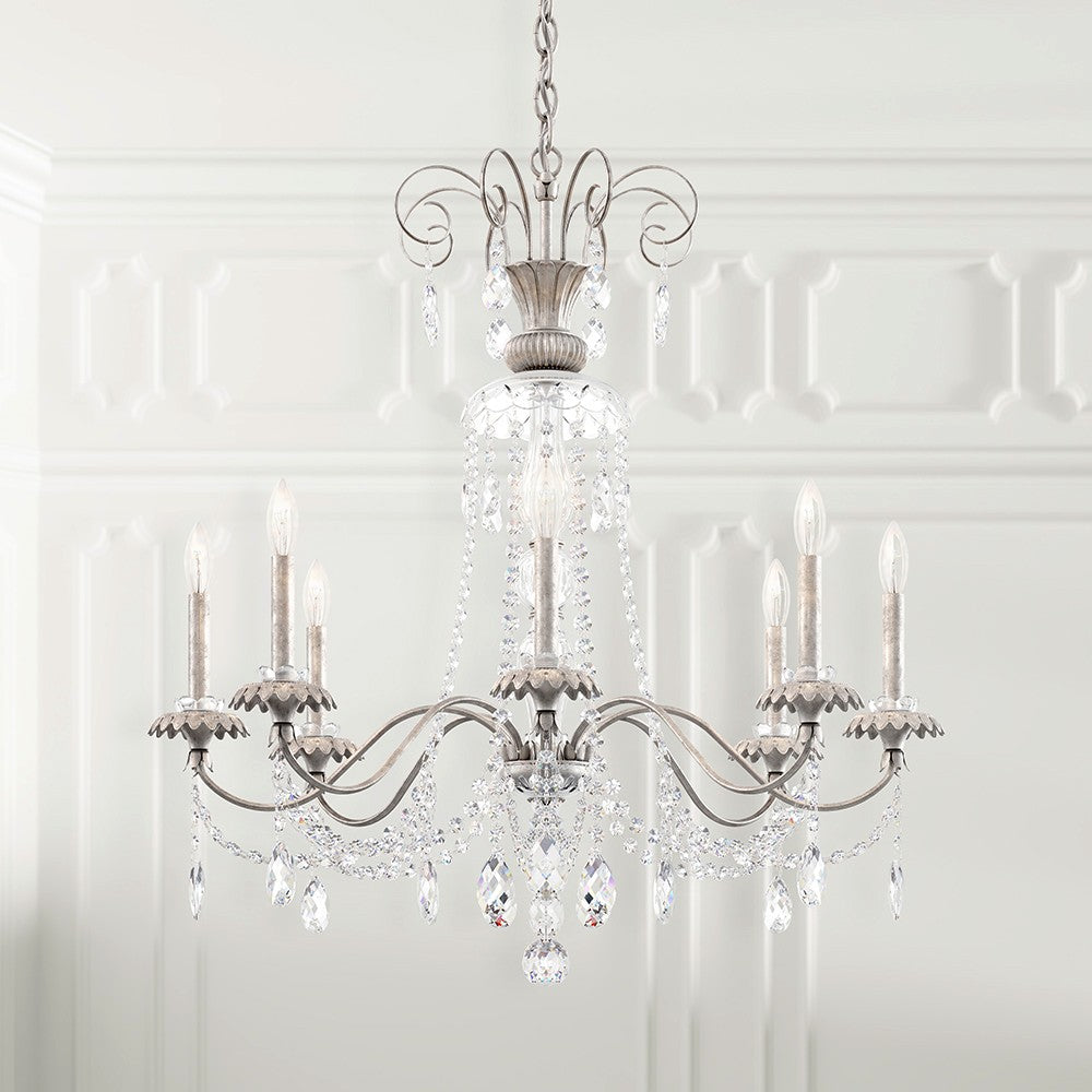 Schonbek Helenia AT1008N-48H Chandelier Light - Antique Silver