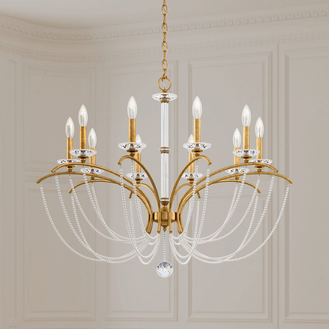 Schonbek Priscilla BC7110N-22PWT Chandelier Light - Heirloom Gold