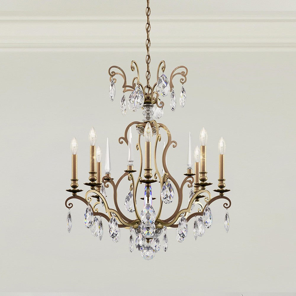 Schonbek Renaissance Nouveau RN3871N-23H Chandelier Light - Etruscan Gold