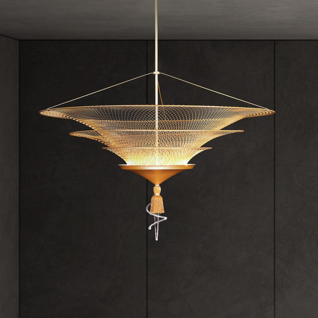 Schonbek Veneto S2234-706H Pendant Light - Gold