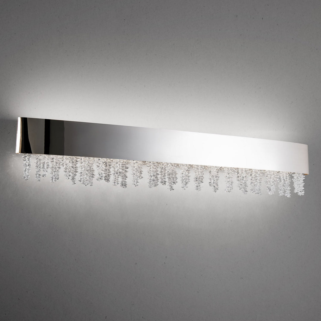 Schonbek Soleil S3537-701O Bath Vanity Light 27 in. wide - Polish Nickel