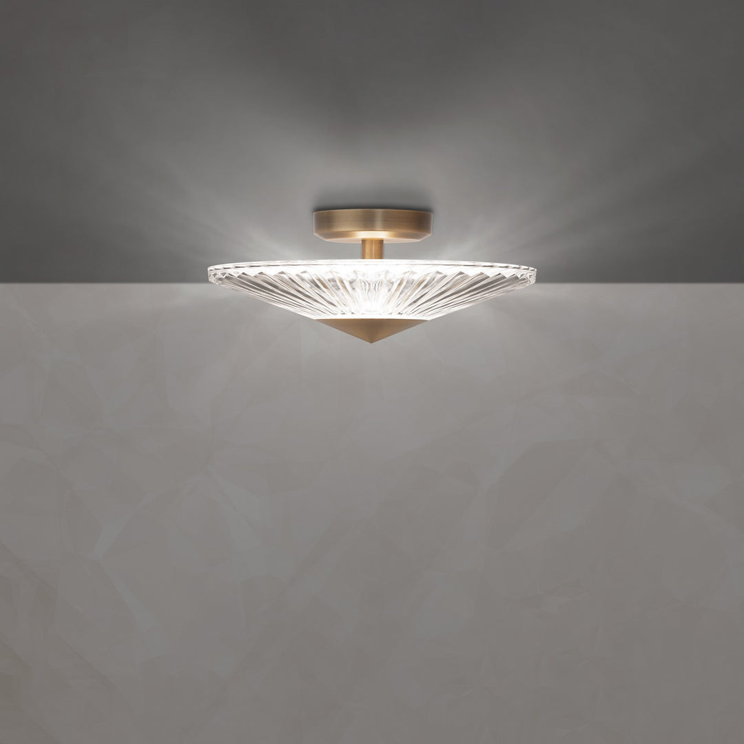 Schonbek Origami S7216-700H Ceiling Light - Aged Brass