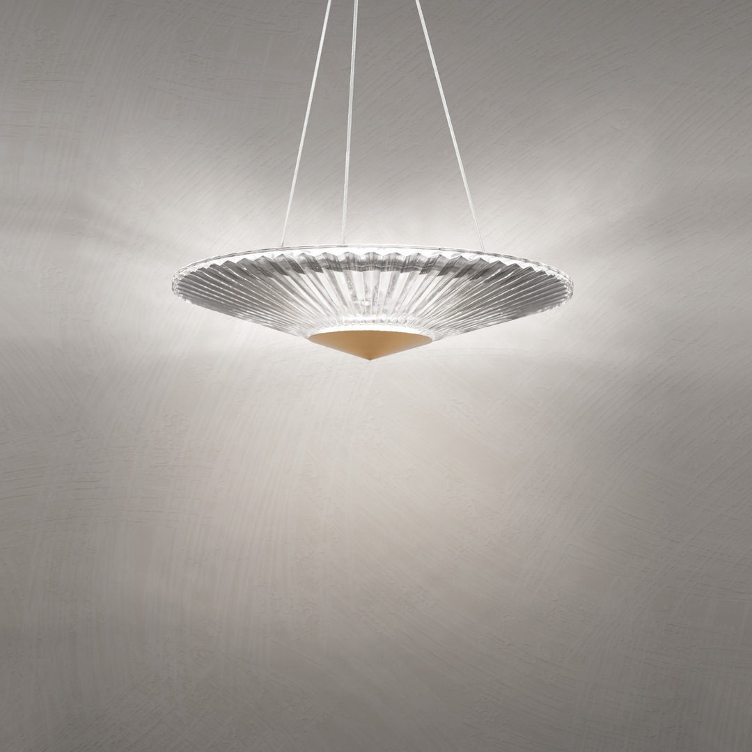 Schonbek Origami S7219-700H Pendant Light - Aged Brass
