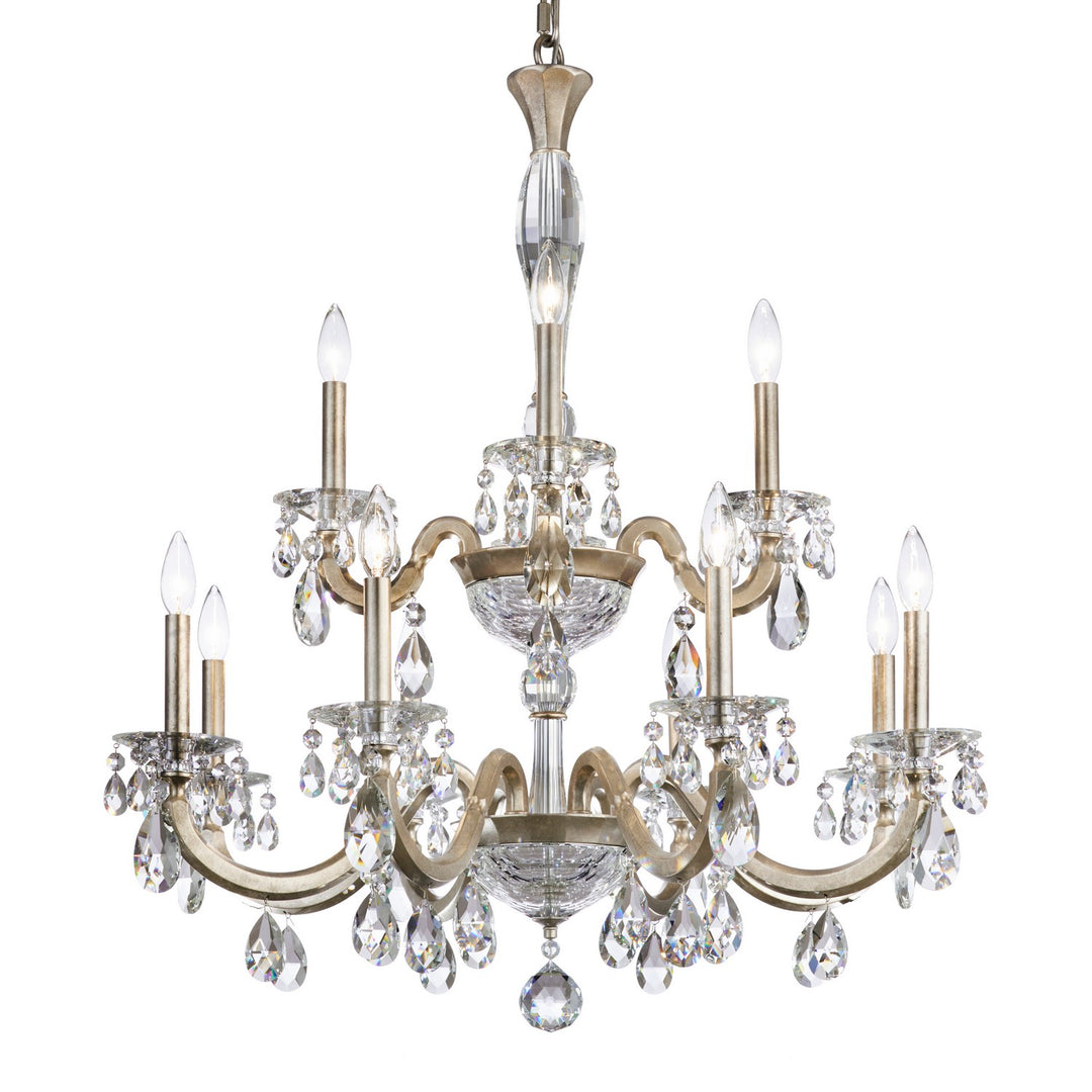 Schonbek San Marco S8612N-48R Chandelier Light - Antique Silver