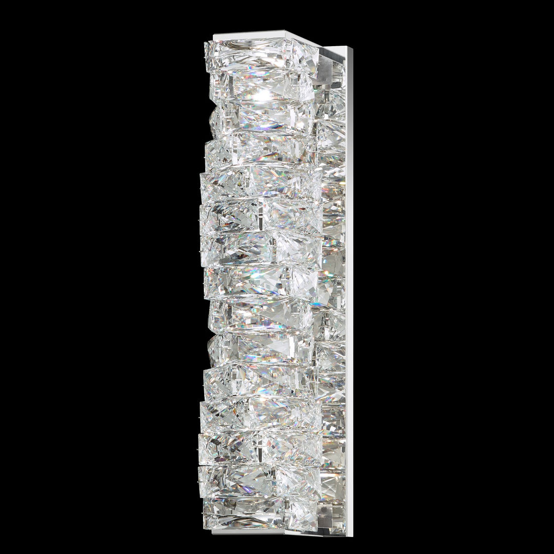 Schonbek Glissando STW120N-SS1S Wall Sconce Light - Stainless Steel