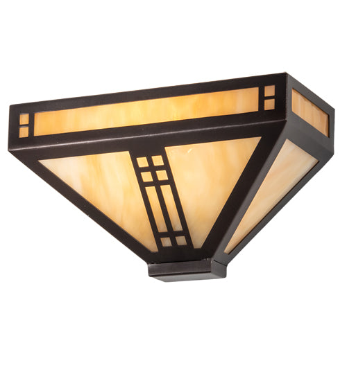 Meyda Tiffany Prairie Loft 132665 Wall Light - Mahogany Bronze