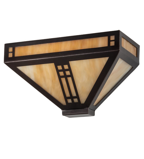 Meyda Tiffany Prairie Loft 132665 Wall Light - Mahogany Bronze