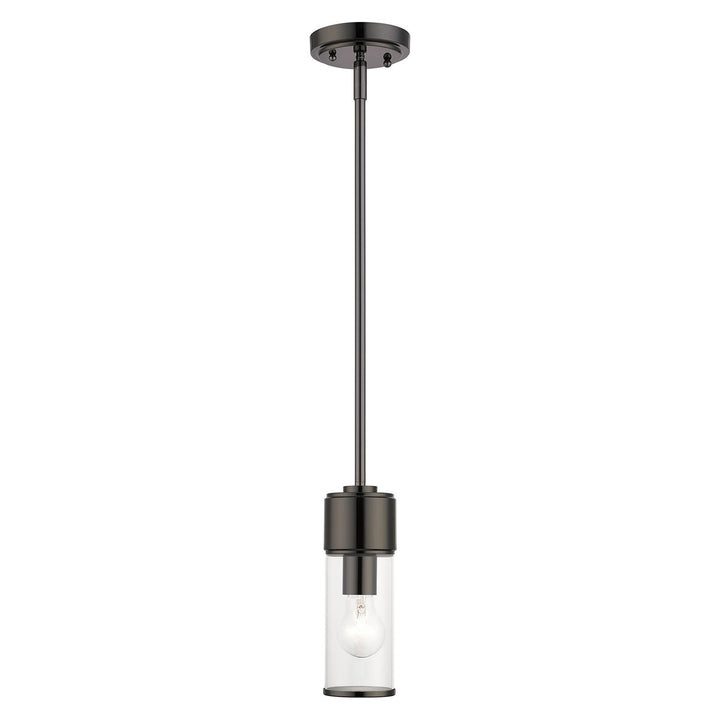 Livex Quincy 17140-46 Pendant Light - Black Chrome