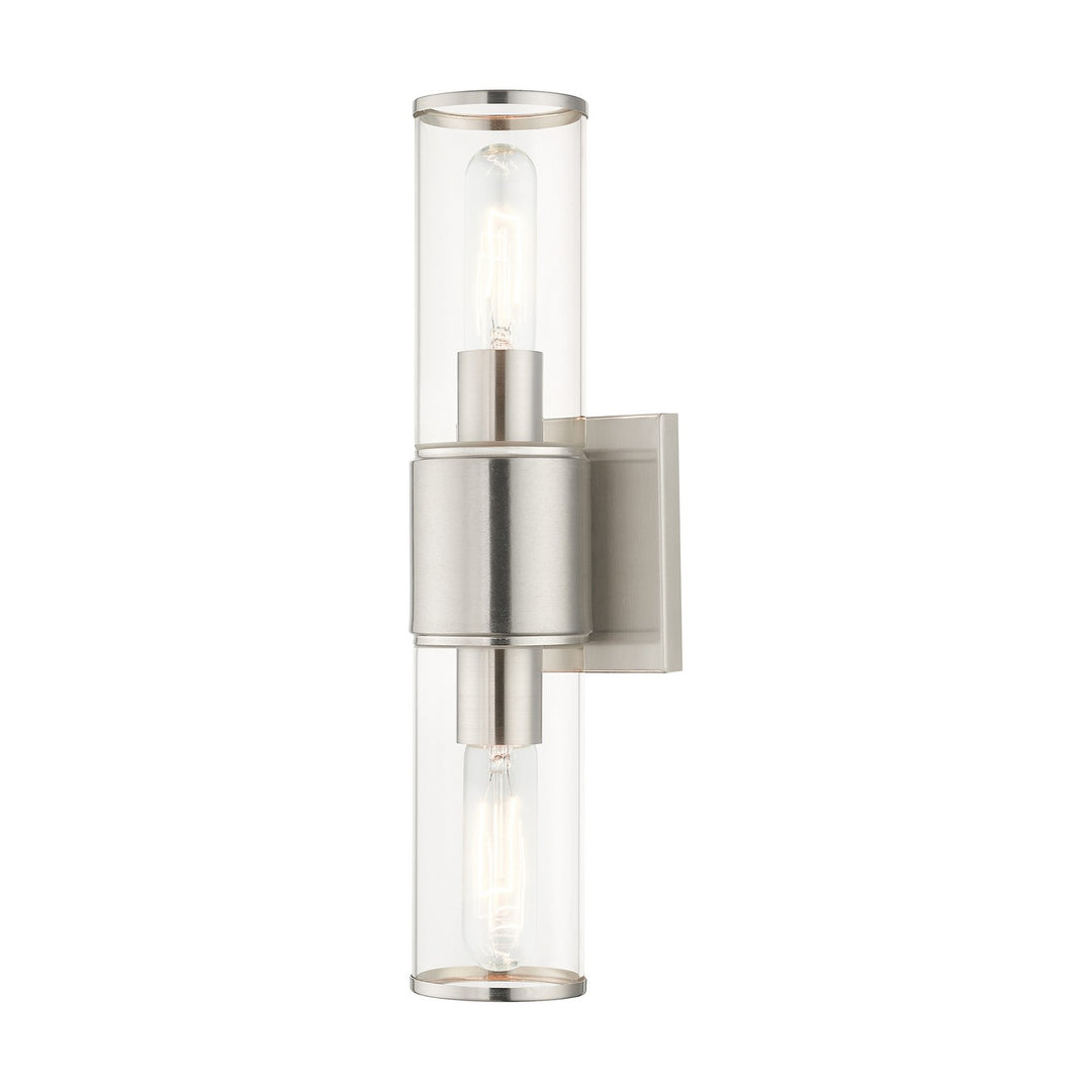 Livex Quincy 17142-91 Wall Sconce Light - Brushed Nickel