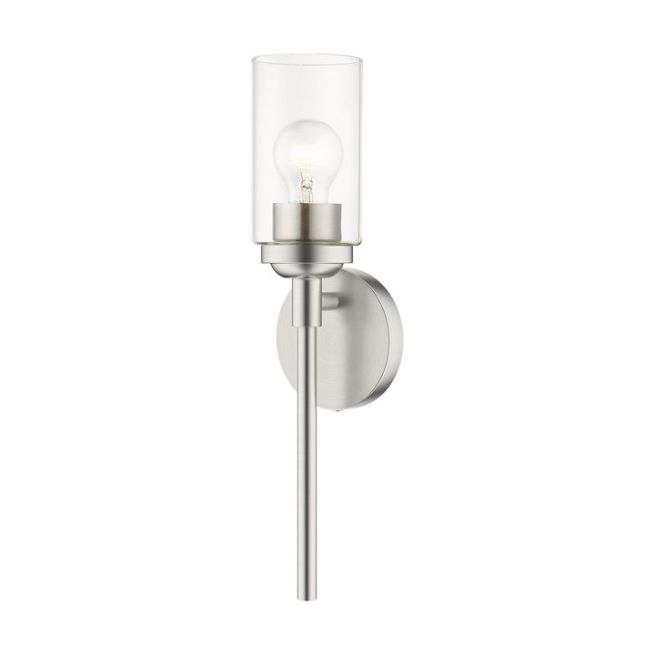 Livex Whittier 18081-91 Wall Sconce Light - Brushed Nickel