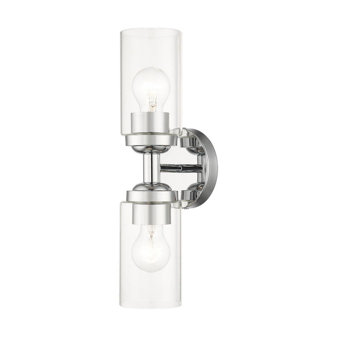 Livex Whittier 18082-05 Wall Sconce Light - Polished Chrome