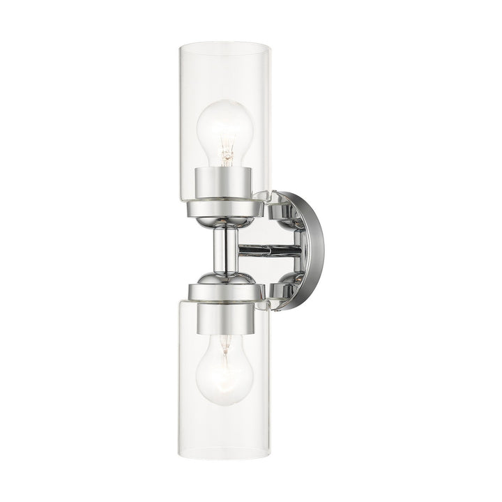 Livex Whittier 18082-05 Wall Sconce Light - Polished Chrome