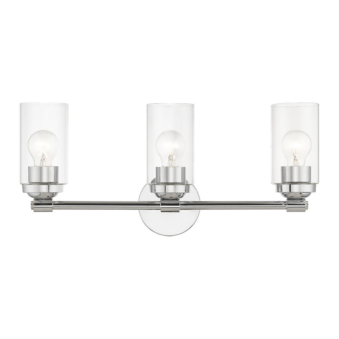 Livex Whittier 18083-05 Bath Vanity Light 22 in. wide - Polished Chrome