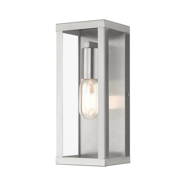 Livex Lighting 28032-91  Gaffney Outdoor Brushed Nickel