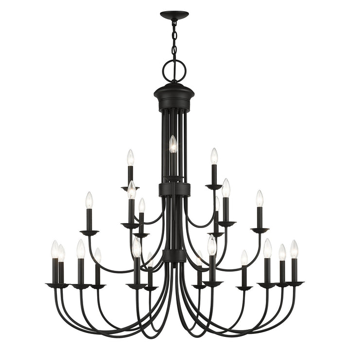 Livex Estate 42688-04 Chandelier Light - Black